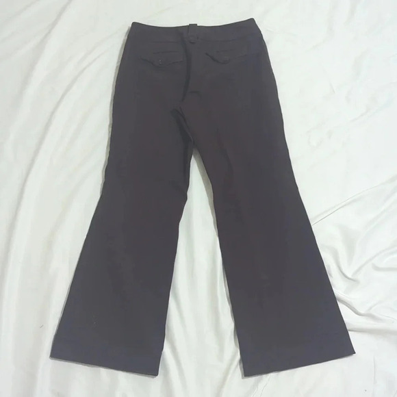 Ann Taylor Mid- Rise Bootcut Trousers, Color Brown Size 4P - Picture 11 of 13